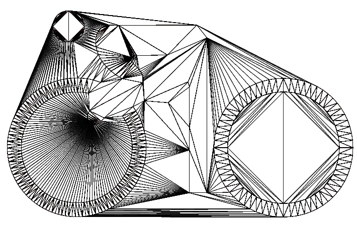 Constrained Delaunay triangulation