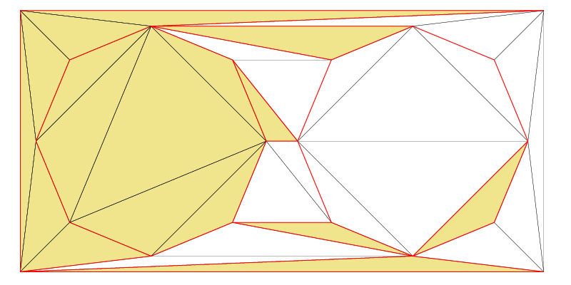 A Zone that has been created from a certain set of triangles.