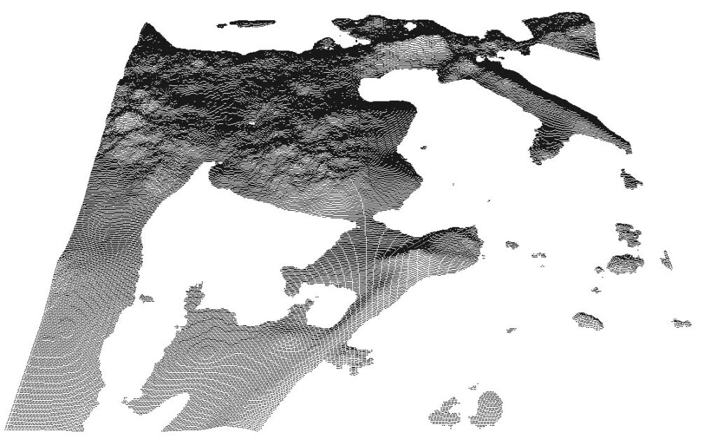 Original Dense Point Cloud used as input for the triangle-removal algorithm